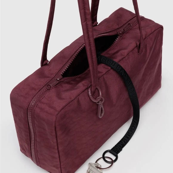 BAGGU Nylon Mahogany Bowler Bag - Picture 4 of 4
